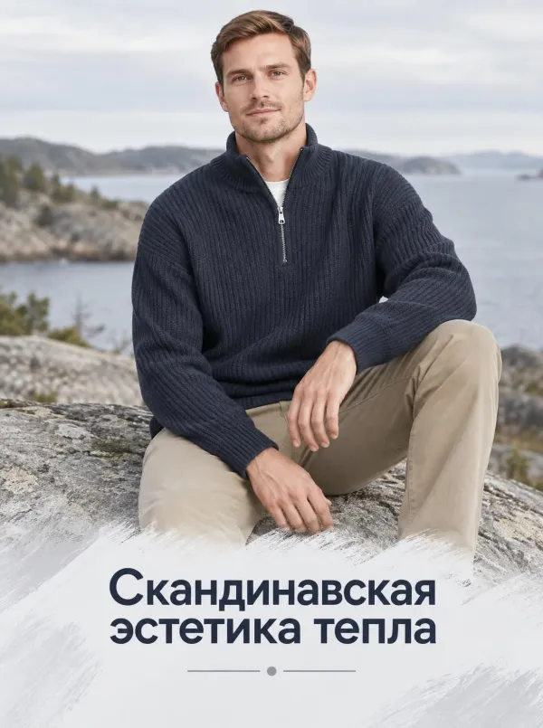 Слайд «Атмосфера» в стиле «Скандинавский кэжуал-минимализм»