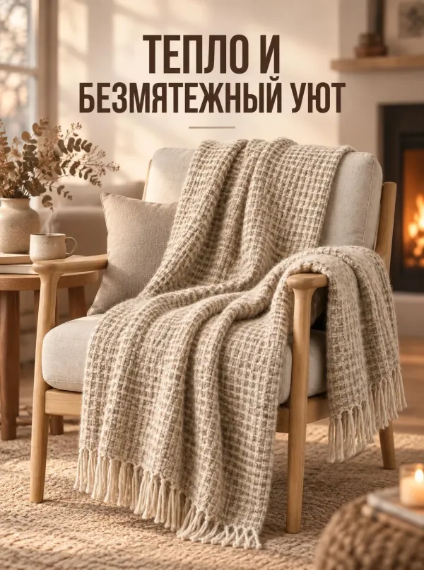 Слайд «Атмосфера» в стиле «Теплый хюгге-минимализм»