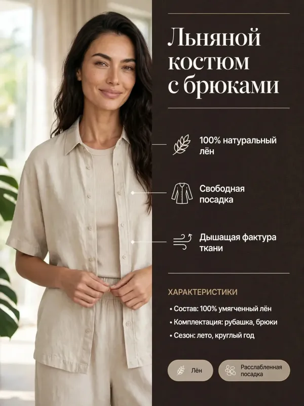 Пример карточки товара — инфографика