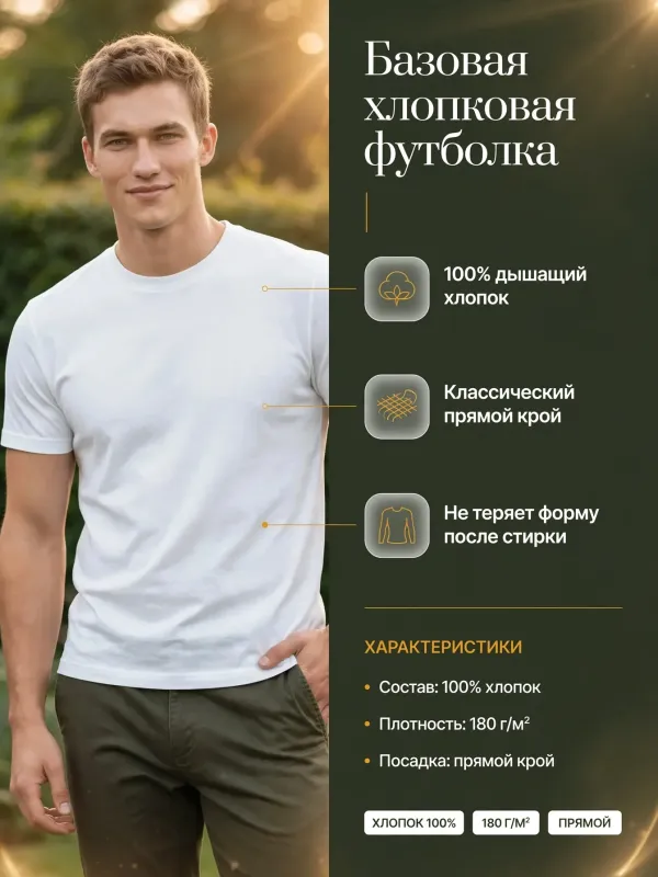 Пример карточки товара — инфографика