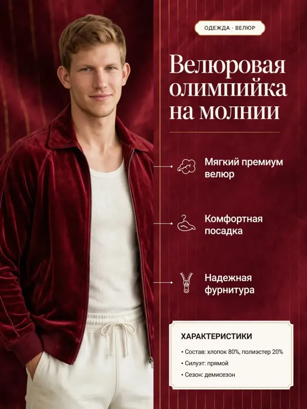 Пример карточки товара — инфографика