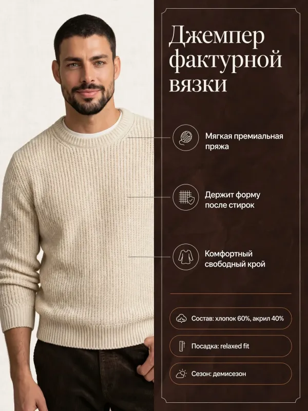 Пример карточки товара — инфографика
