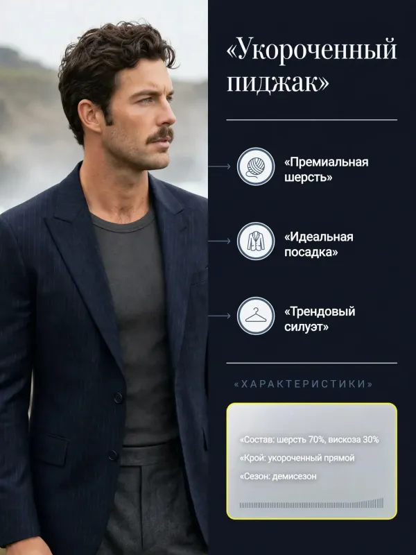 Пример карточки товара — инфографика
