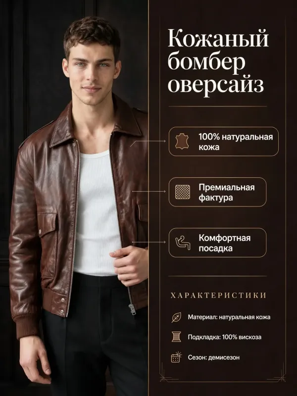 Пример карточки товара — инфографика