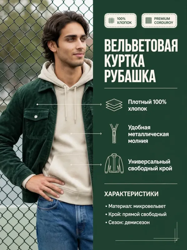 Пример карточки товара — инфографика