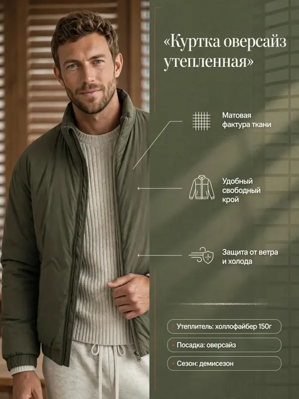 Пример карточки товара — инфографика