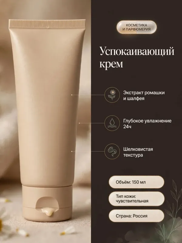 Пример карточки товара — инфографика