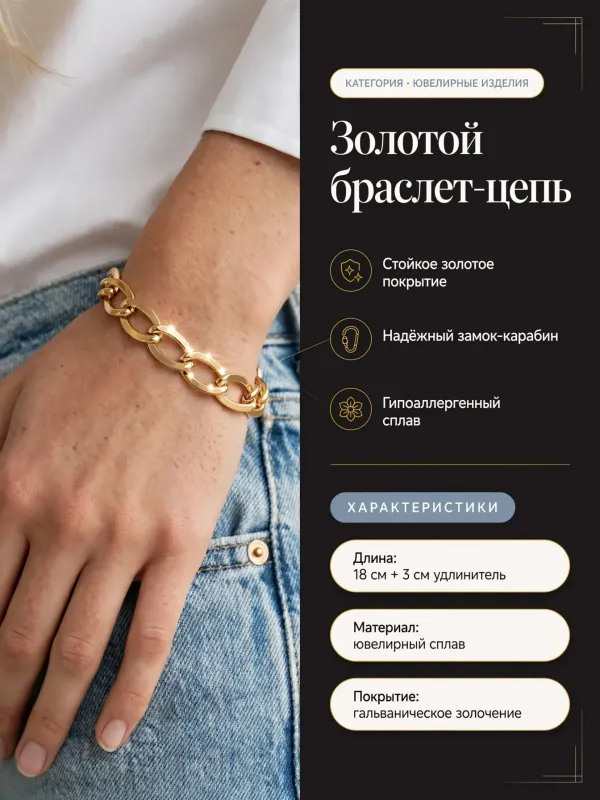 Пример карточки товара — инфографика