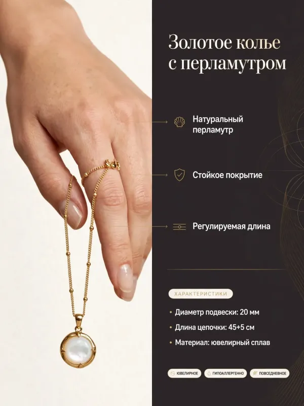 Пример карточки товара — инфографика