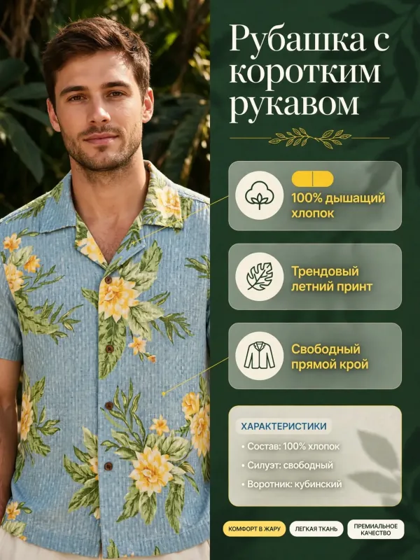 Пример карточки товара — инфографика