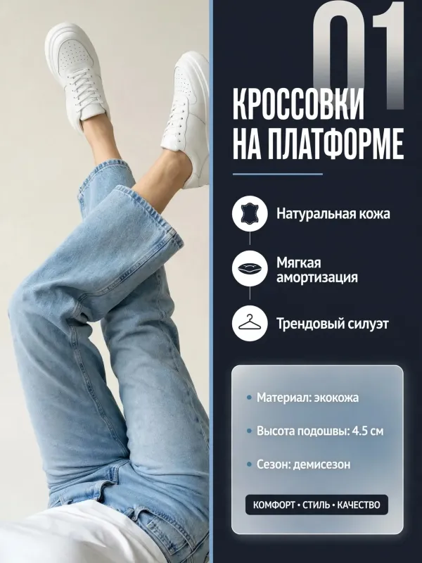 Пример карточки товара — инфографика