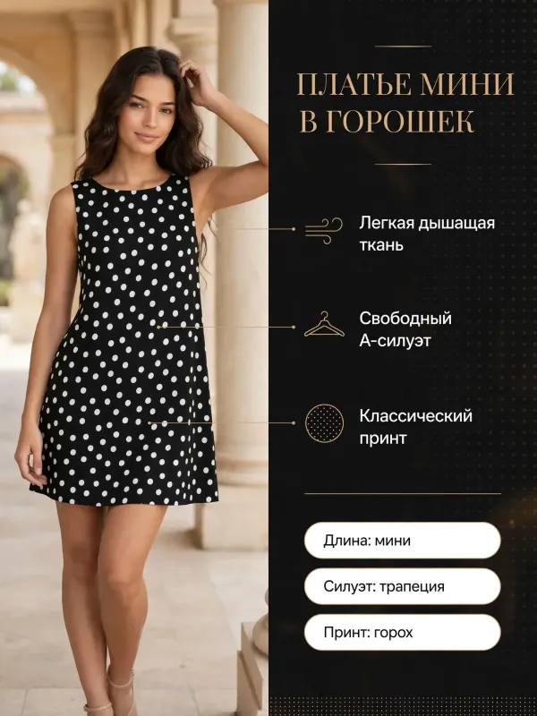 Пример карточки товара — инфографика