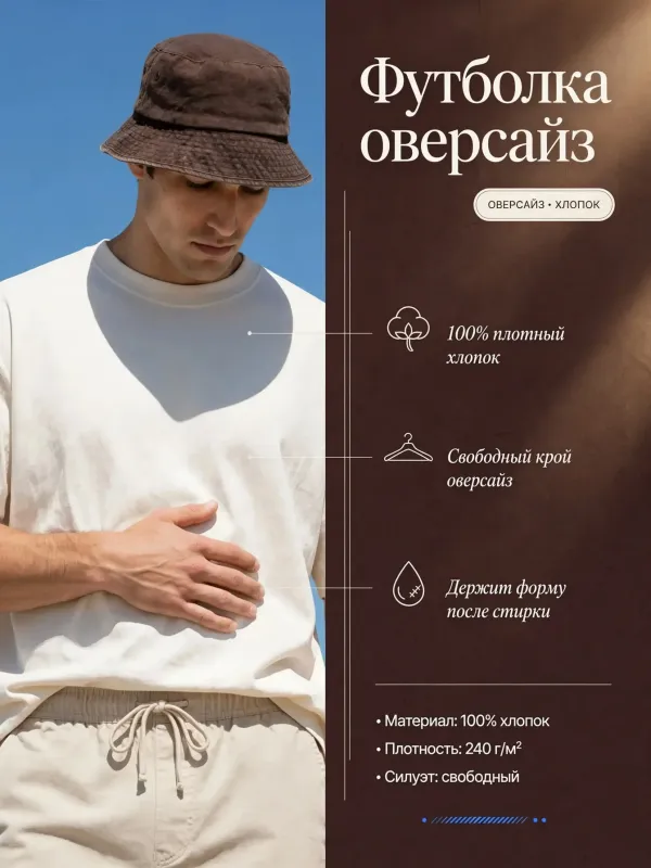 Пример карточки товара — инфографика