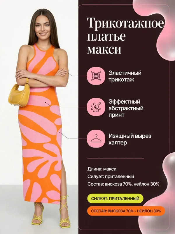 Пример карточки товара — инфографика