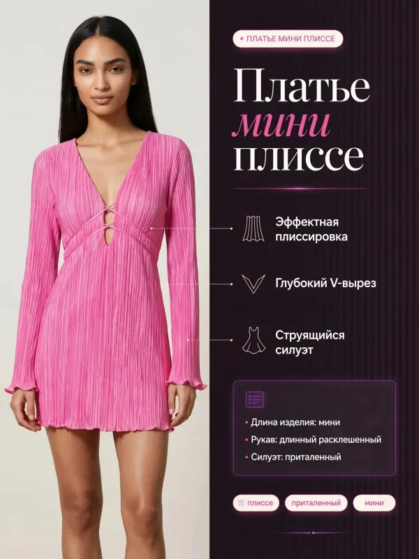Пример карточки товара — инфографика