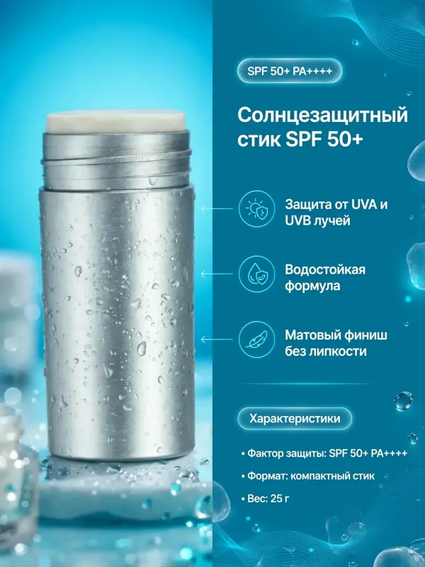 Пример карточки товара — инфографика