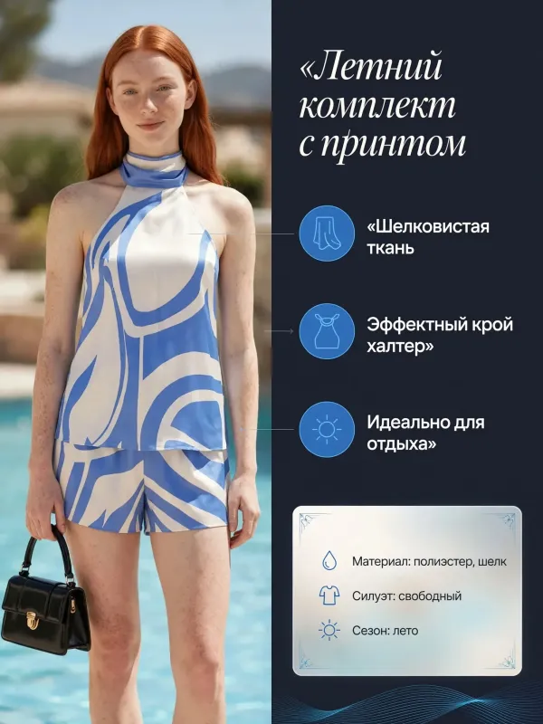 Пример карточки товара — инфографика