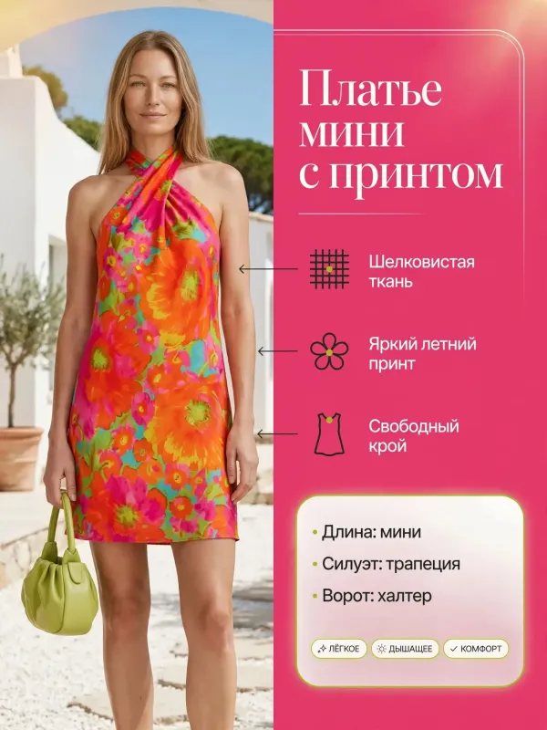 Пример карточки товара — инфографика