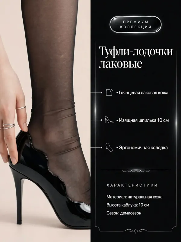 Пример карточки товара — инфографика