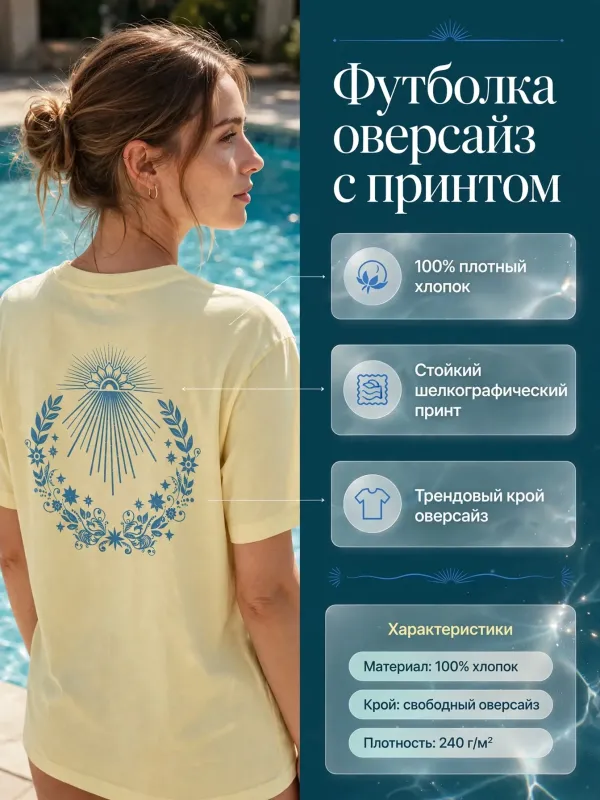 Пример карточки товара — инфографика