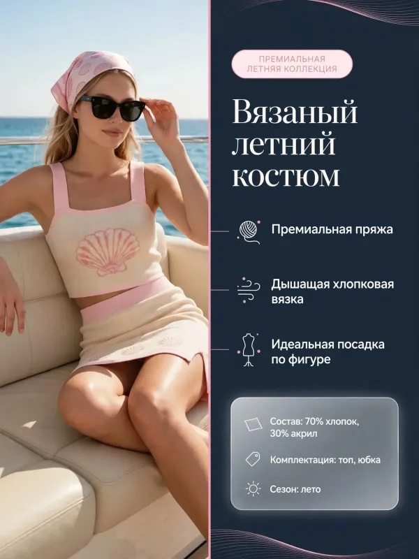Пример карточки товара — инфографика