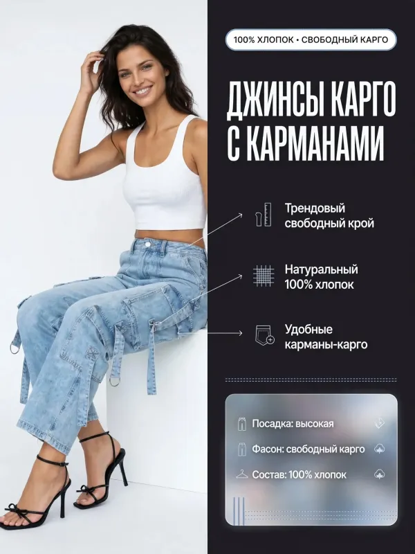 Пример карточки товара — инфографика