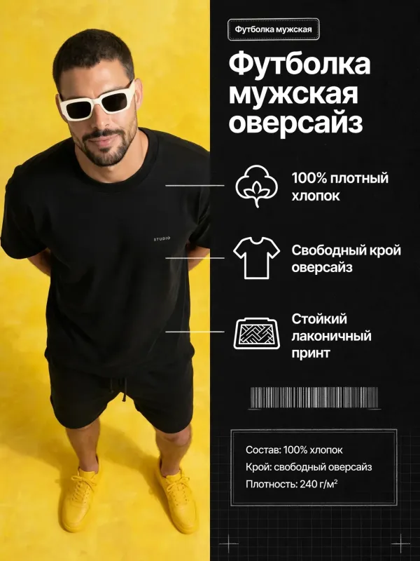 Пример карточки товара — инфографика