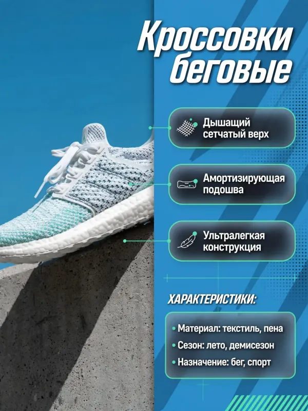 Пример карточки товара — инфографика