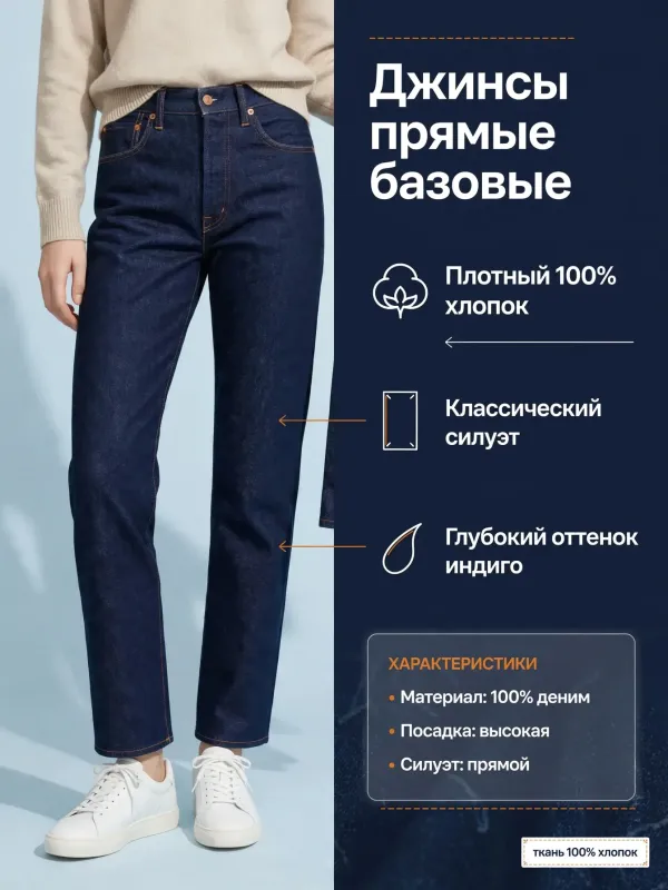 Пример карточки товара — инфографика
