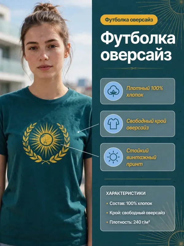 Пример карточки товара — инфографика