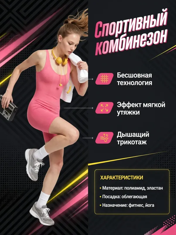 Пример карточки товара — инфографика