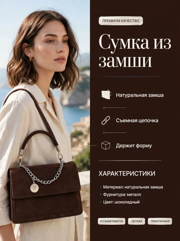 Пример карточки товара — инфографика