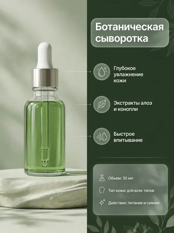 Пример карточки товара — инфографика