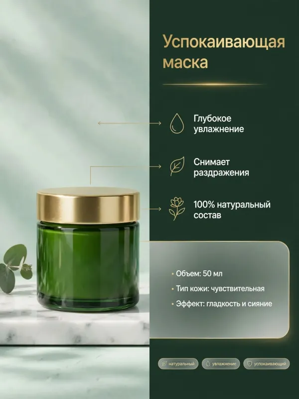 Пример карточки товара — инфографика