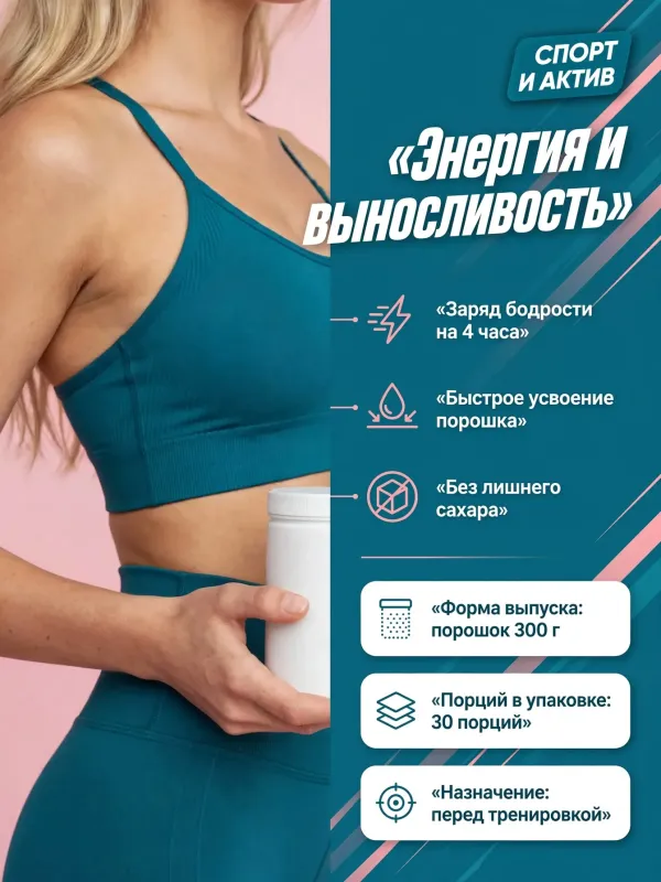 Пример карточки товара — инфографика