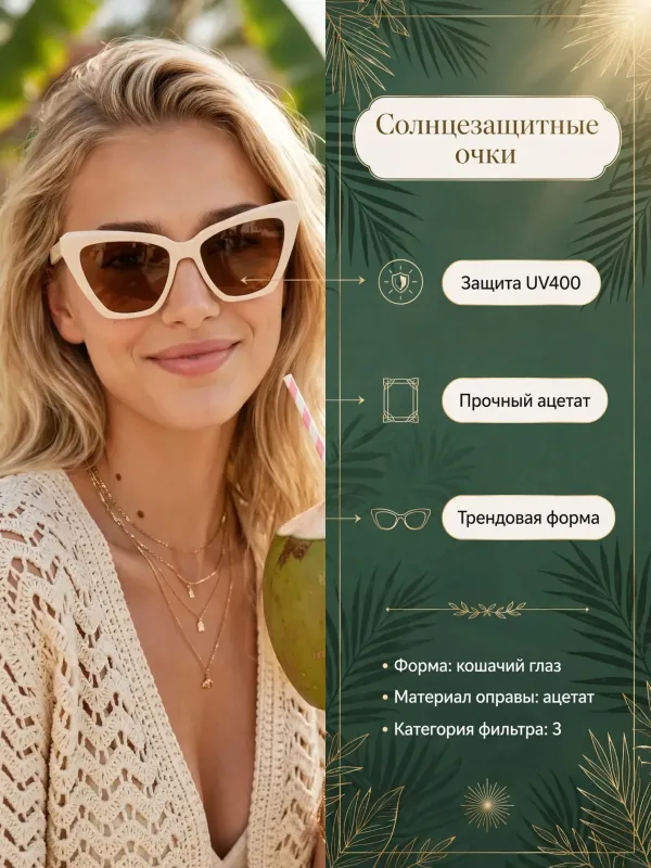 Пример карточки товара — инфографика