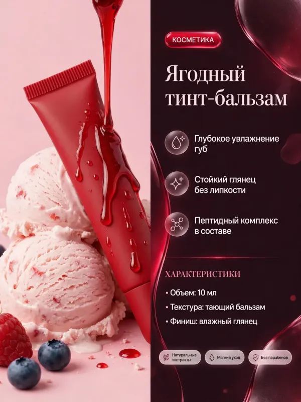 Пример карточки товара — инфографика