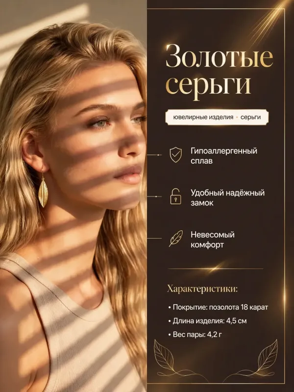 Пример карточки товара — инфографика