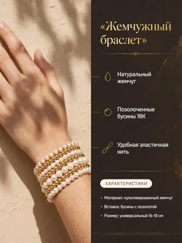 Пример карточки товара — инфографика