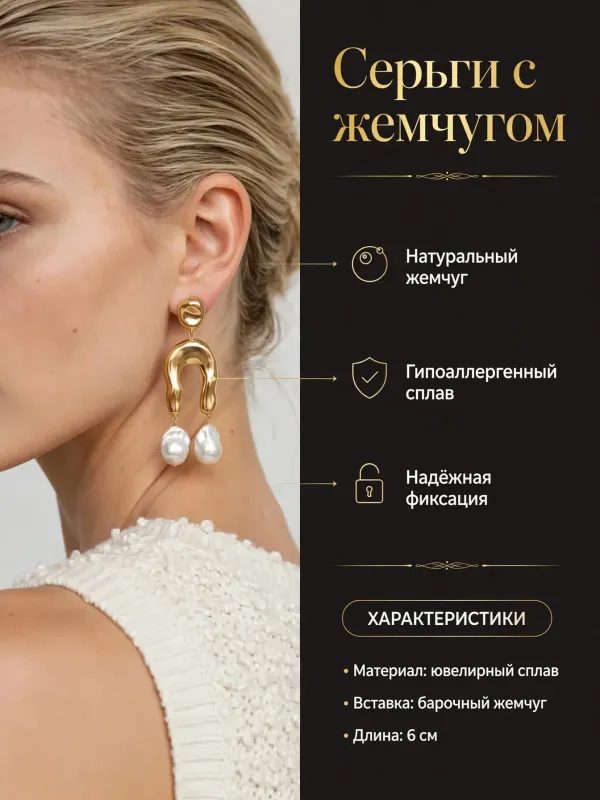 Пример карточки товара — инфографика