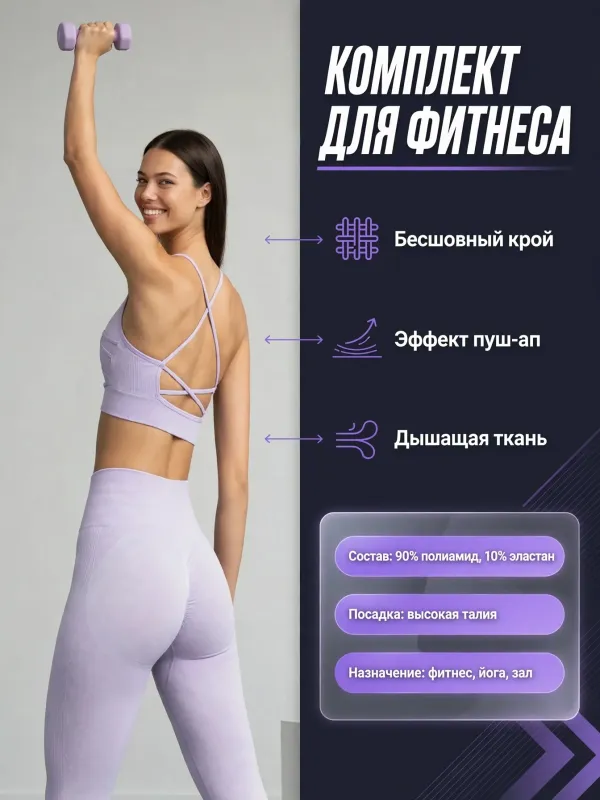 Пример карточки товара — инфографика