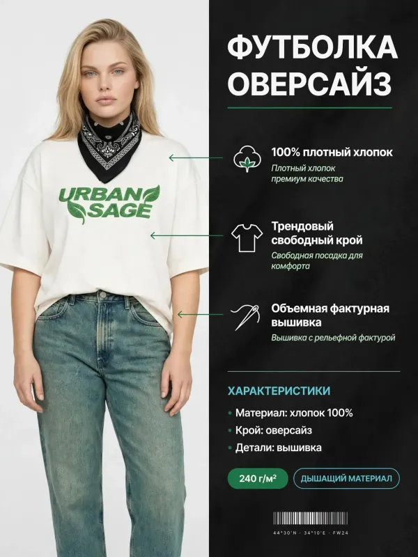 Пример карточки товара — инфографика