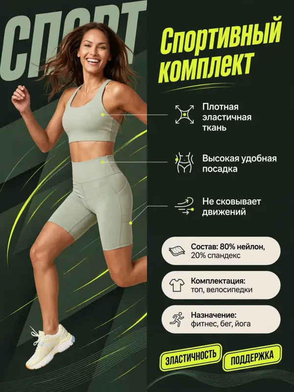 Пример карточки товара — инфографика