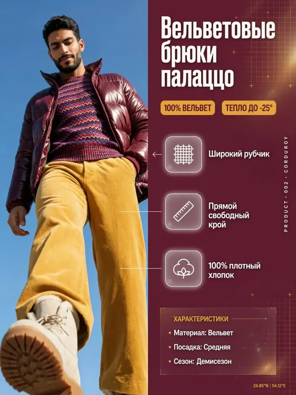 Пример карточки товара — инфографика