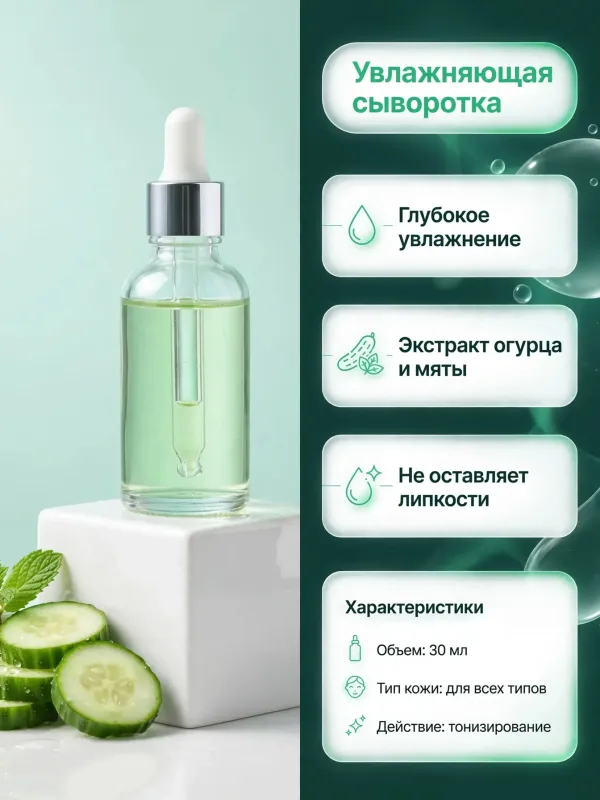 Пример карточки товара — инфографика