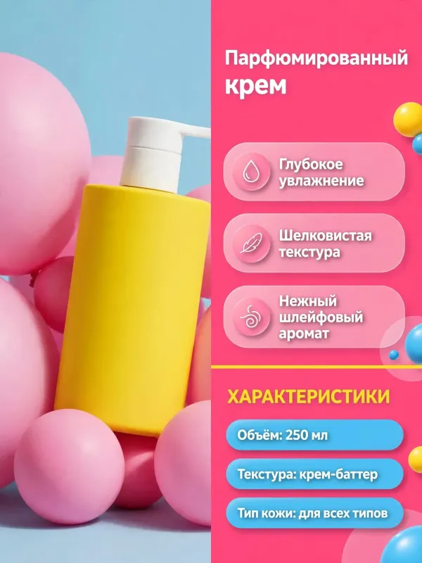 Пример карточки товара — инфографика