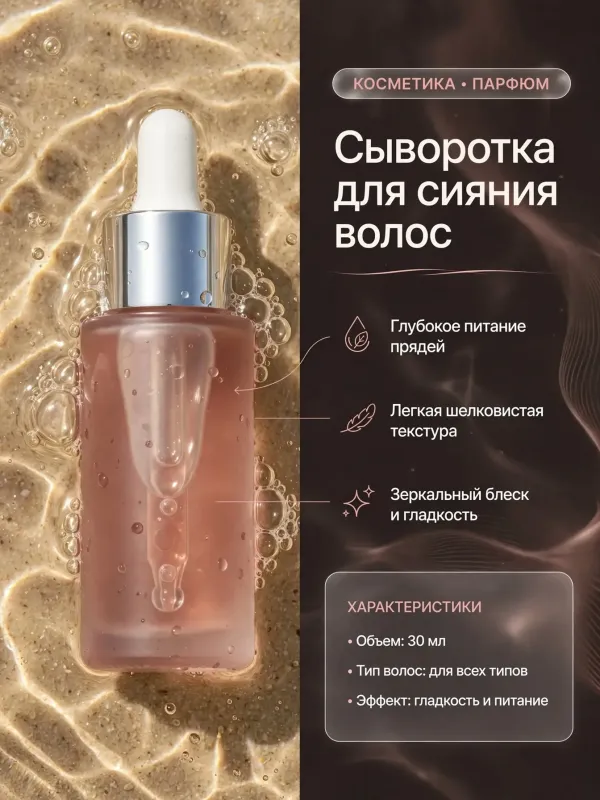Пример карточки товара — инфографика