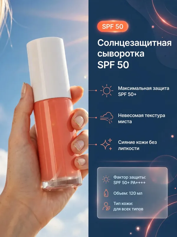 Пример карточки товара — инфографика