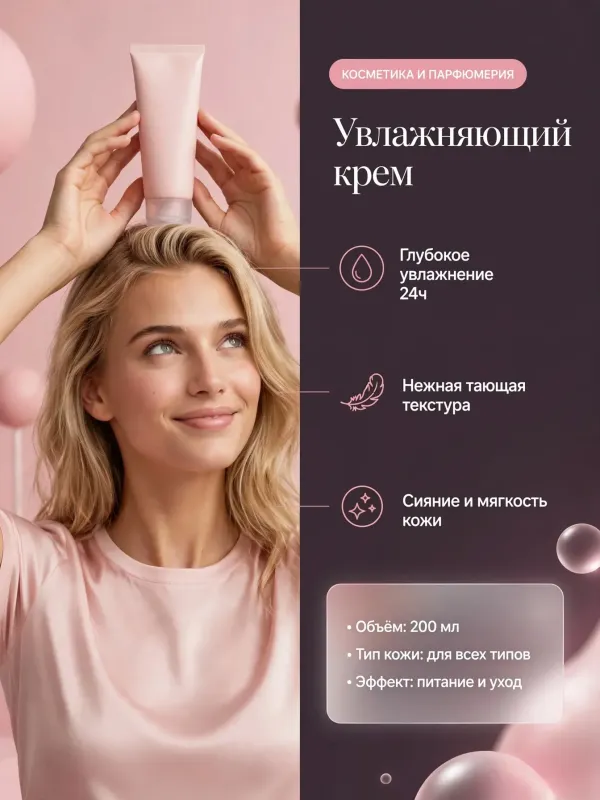 Пример карточки товара — инфографика