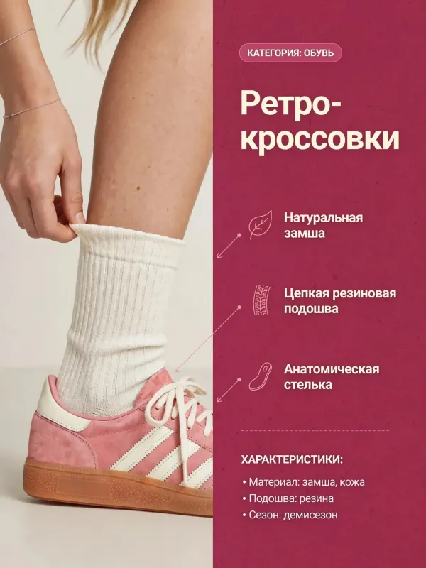 Пример карточки товара — инфографика